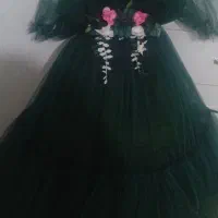 لباس مجلسی دخترانه   فقط یبار استفاده شده