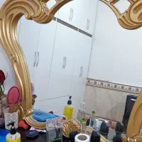 تخت دونفره باوسایل فقط دو بار استفاده شده در حد نو|تخت و سرویس خواب|مبارکه, |دیوار