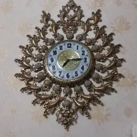 ست تابلو و ساعت برنجی