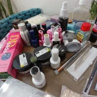 کیف ناخن با لوازم کاشت ناخن