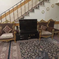 یک سرویس هشت نفره بامیزه نهارخوری|مبلمان خانگی و میز عسلی|قم, سراجه (۱۵ خرداد)|دیوار