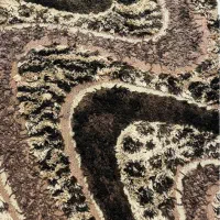 قالیچه مدل ماکارانی