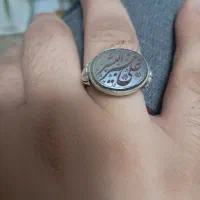 انگشتر نقره عقیق خطی|جواهرات|تربتحیدریه, شهید قرنی|دیوار