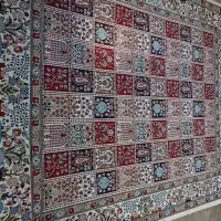 قالین دست بافت خشتی|فرش|درح, |دیوار