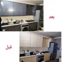 برچسب کابینت.مات‌کن.فوم.کاغذدیواری.کفپوش پارکت پنل|خدمات پیشه و مهارت|مشهد, هدایت|دیوار