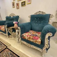 مبل ۷ نفره استیل|مبلمان خانگی و میز عسلی|تهران, شهید رجایی|دیوار