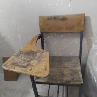 صندلی دانش اموزی..نیمکت چوبی..نیمکت دسته دار