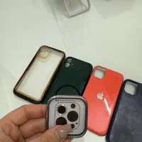 ۴ عدد قاب گوشی آیفون ۱۱ نرمال و محافظ لنز دوربین