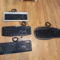 تعدادی کیبورد تسکو و ماوس و کابل vga 5 متری
