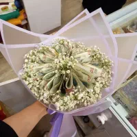 دسته گل با پول|گل مصنوعی|ساری, |دیوار