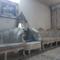 مبل ۸نفره همره ۴عدد عسلی ومیز تلویزیون ست هم|مبلمان خانگی و میز عسلی|باقرشهر, |دیوار