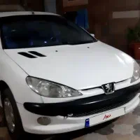 پژو ۲۰۶ تبپ ۲ رنک سفید ۱۰ ماه بیمه|خودرو سواری و وانت|برخوار, |دیوار