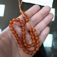 تسبیح کهربا تراش گرد لبنان سایز8کد 511