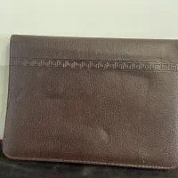 کیف کتابی چرم قهوه ای تیره