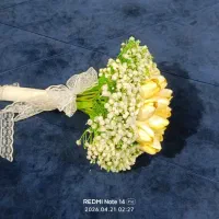 دسته گل عروس داماد