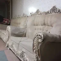 مبل ۷نفره کارکرده|مبلمان خانگی و میز عسلی|مشهد, گلبرگ|دیوار