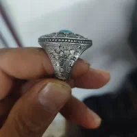 انگشتره نقره جواهری دستساز
