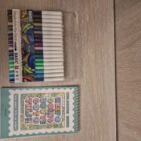 کتاب رنگ آمیزی و ماژیک ۳۶ رنگ