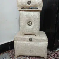 صندوق سطل آشغال و دستمال کاغذی