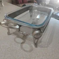 سوفله خوری برزیلی به اضافه دو عدد سینی استیل|ظروف سرو و پذیرایی|تهران, فاطمی|دیوار