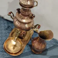 دکوری سماور و قوری برنج|صنایع دستی و سایر لوازم تزئینی|تهران, تهرانپارس غربی|دیوار