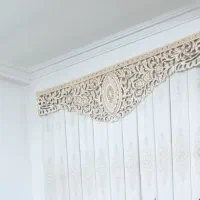 دو عدد کتیبه پرده در حد نو