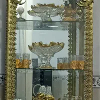 ست برنجی بوفه ساعت.میز TVجهیزیه|بوفه، ویترین، کنسول|تهران, تهرانسر غربی|دیوار