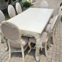 میز نهار خوری ۸نفره با صندلی|میز و صندلی غذاخوری|پردیس, سیاه سنگ|دیوار