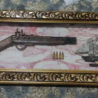 تابلو کشتی و تپانچه نو