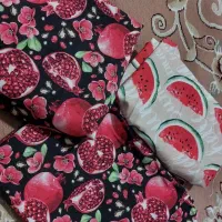 پارچه هندوانه‌ای و اناری