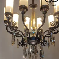 لوستر (طراحی اختصاصی برند رومالوستر ) فردیس سرحدی|لوستر و چراغ آویز|کرج, جهان‌شهر|دیوار