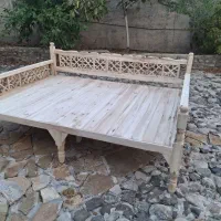 تخت سنتی 2دریک و نیم هفت پایه