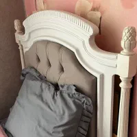 تخت یک نفره شیک Mdfوکیوم+تشک نیمه طبی|تخت و سرویس خواب|قائمشهر, |دیوار