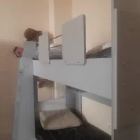 تخت ۲ طبقه در حد نو بسیار تمیز