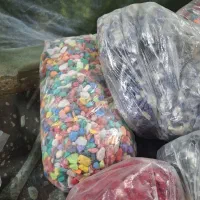 ریگ رنگی با تنو رنگ گلدان و گل اپارتمانی جذاب