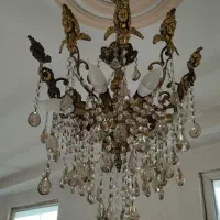 لوستر برنجی طرح فرشته ۹شاخه