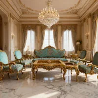 فروش استثنایی سرویس مبلمان سلطنتی لوکس و برند|مبلمان خانگی و میز عسلی|تهران, سعادت‌آباد|دیوار