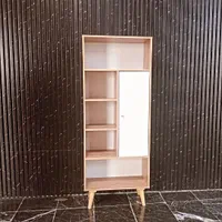 کتابخانه ویترین درب دار در رنگ‌بندی متنوع|کتابخانه، شلف، قفسه‌های دیواری|ری, ولی آباد|دیوار