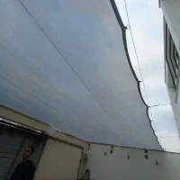 سایبان ضد آفتاب تورینه بافت سبز، سفید، کرم، آبی|فروشگاه و مغازه|قزوین, |دیوار