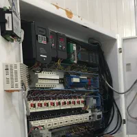 برق کار صنعتی /اورهال دستگاه / plc/hmi/driver
