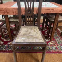 میز ناهار خوری ۴ نفره|میز و صندلی غذاخوری|شهمیرزاد, |دیوار