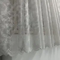 دو عدد پرده اتاق خواب نو مناسب جهیزیه