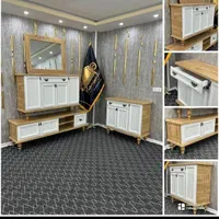 میزتلوزیون اینه کنسول جاکفشی مدل پایه گرد
