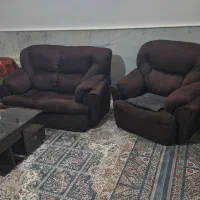 مبل راحتی تمام پارچه|مبلمان خانگی و میز عسلی|قم, صفاشهر|دیوار