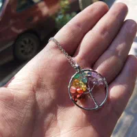 گردنبند هفت چاکرااصل درخت|بدلیجات|ارومیه, |دیوار