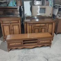 کنسول میز وجاکفشی چوبی|بوفه، ویترین، کنسول|مشهد, رسالت|دیوار