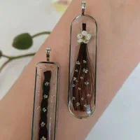 گردنبند رزینی با موی عزیزانت (یادگاری جاودانه)