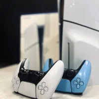 PS5 اسلیم استاندارد کارکرده با دودسته وبازی اقساط|کنسول، بازی ویدئویی و آنلاین|گلبهار, شهر جدید گلبهار|دیوار