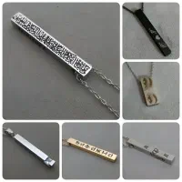 گردنبند استیل با بهترین کیفیت با حک دلخواه شما