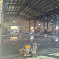 بتن ریزی ماله پروانه تراز لیزری و کاتر|خدمات پیشه و مهارت|تاکستان, |دیوار